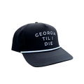 Georgia Til I Die 5 Panel Perf Hat- Black