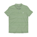 Heathered Jasmine Perf Polo Kelly Green & White