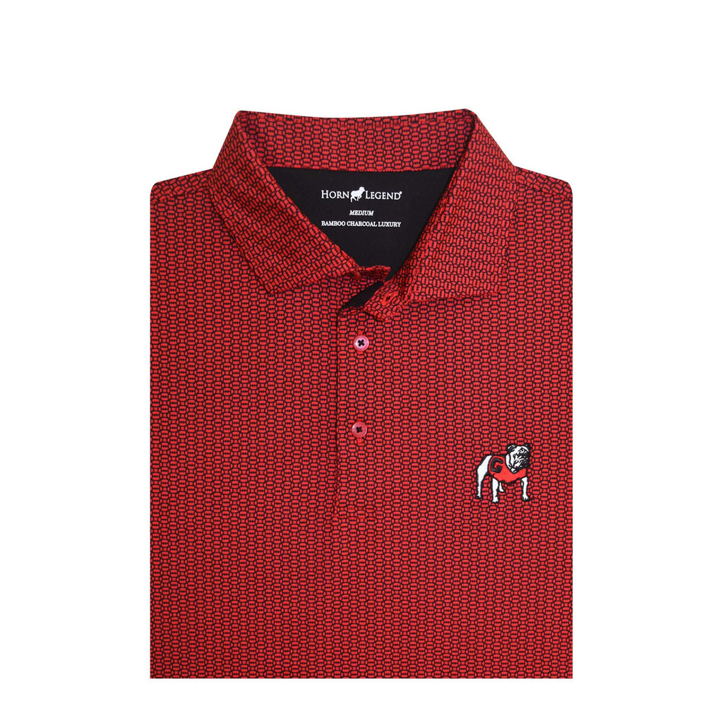 bamboo charcoal football weave polo