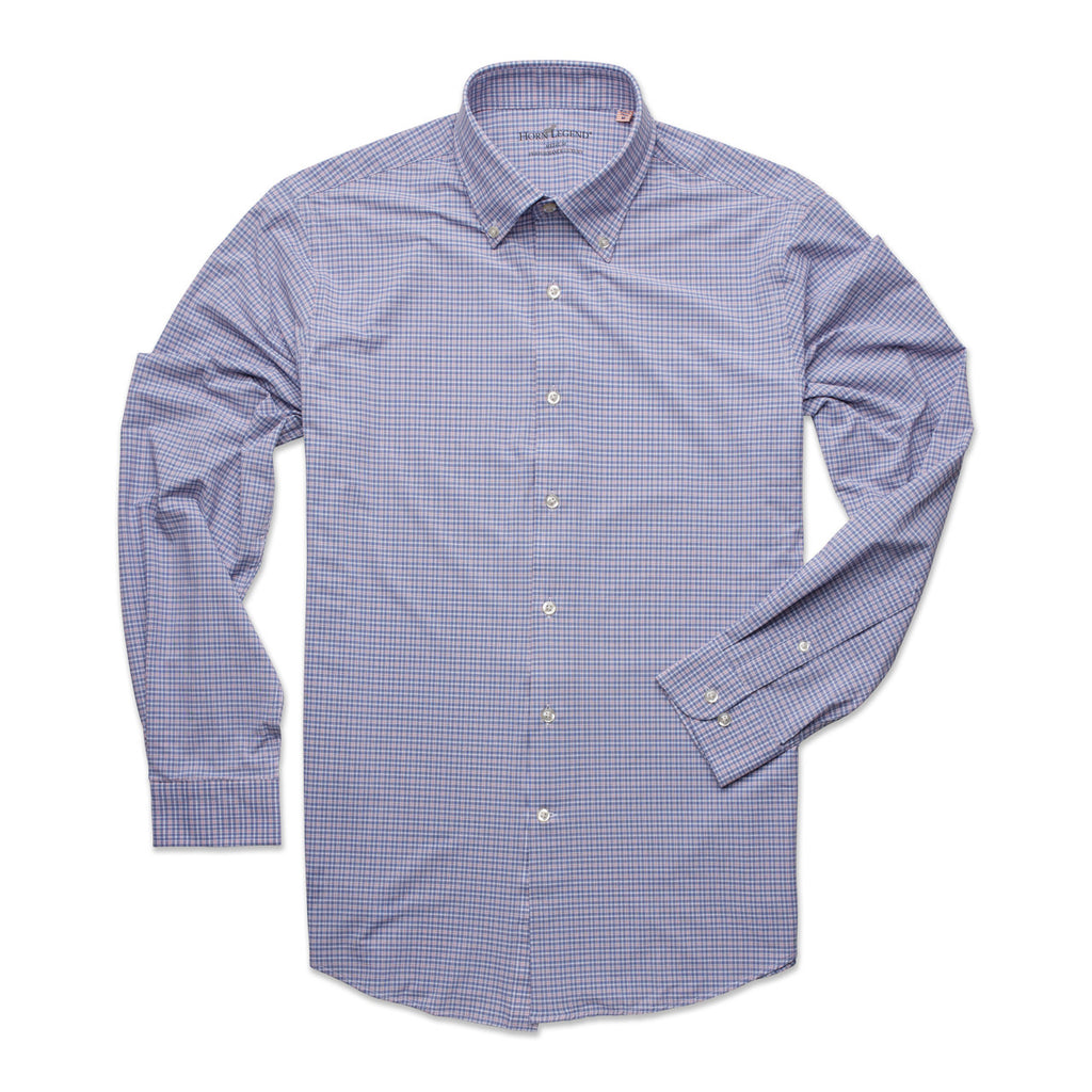 Navy Performance Button Down