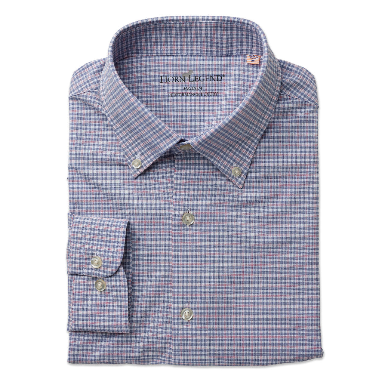 Navy Performance Button Down