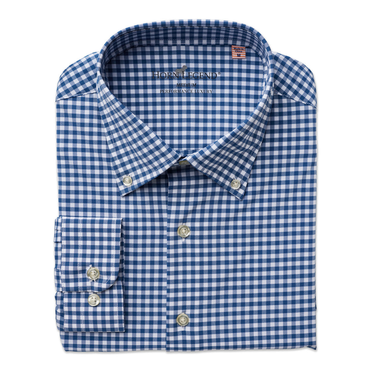 Navy Preformance Button Down 1