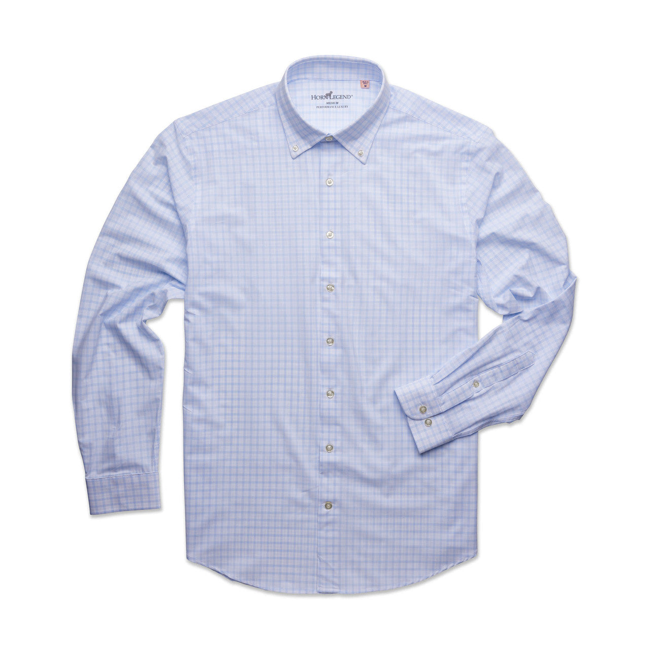 Ice Blue Preformance Button Down