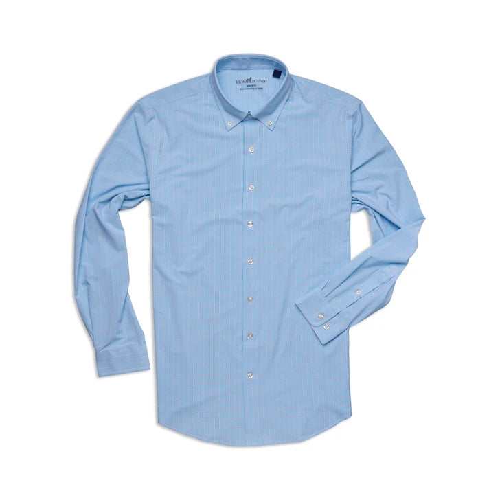 Santa Rosa Performance Sport Shirt Aqua/Rose Quartz