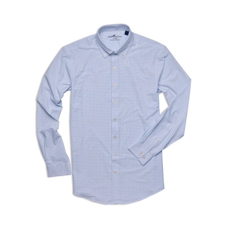 Wimberley Performance Sport Shirt White/Blue