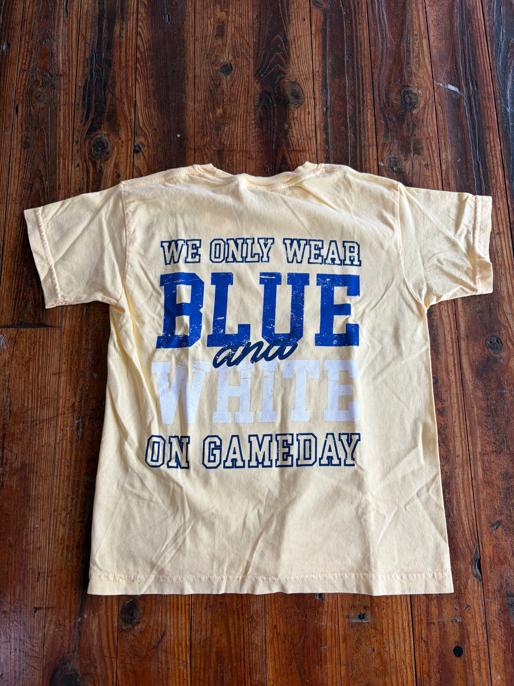 Youth Brentwood Comfort Colors Tee- Yellow
