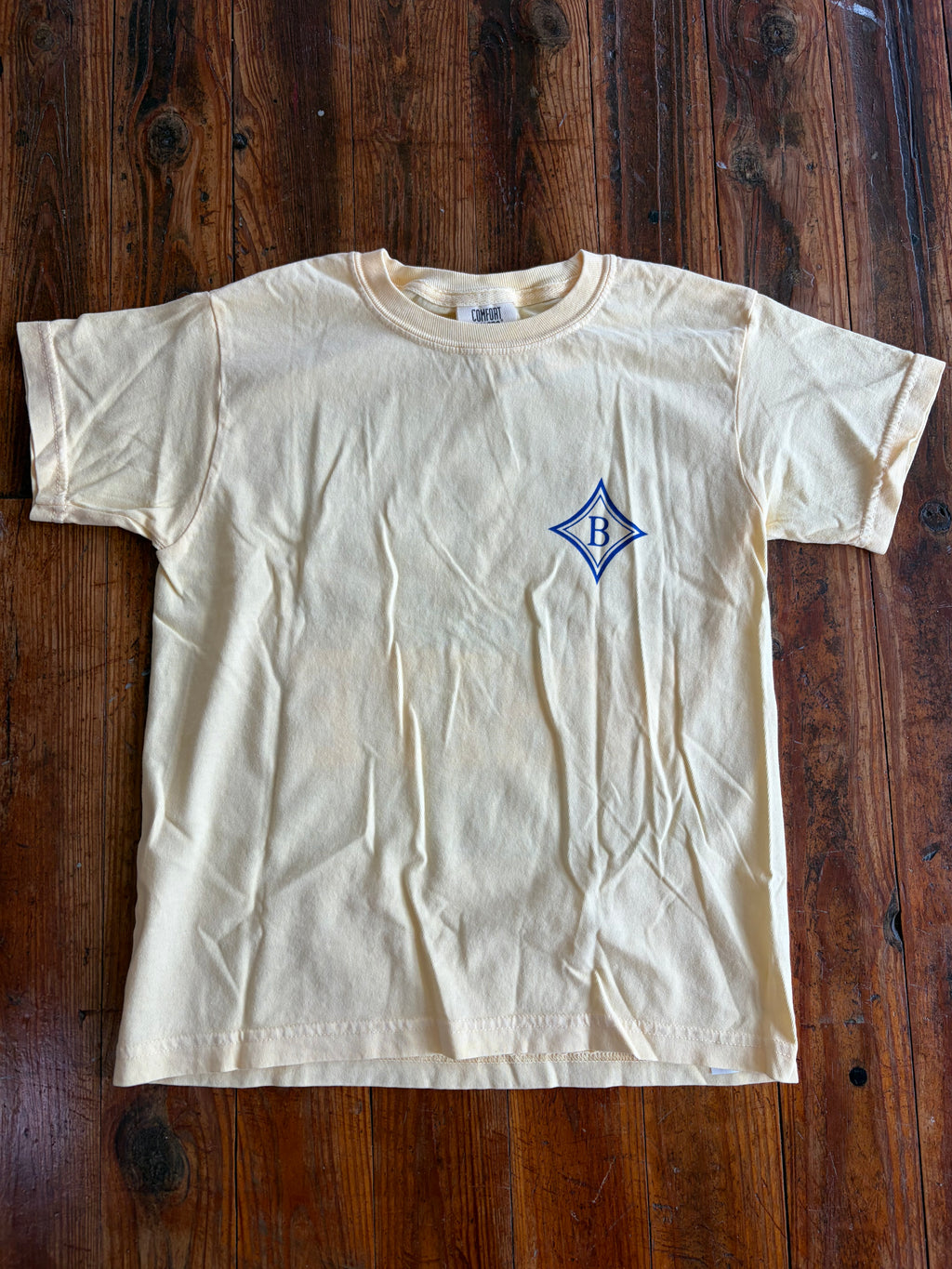 Youth Brentwood Comfort Colors Tee- Yellow