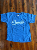 Youth Brentwood Heather Royal Softstyle Tee