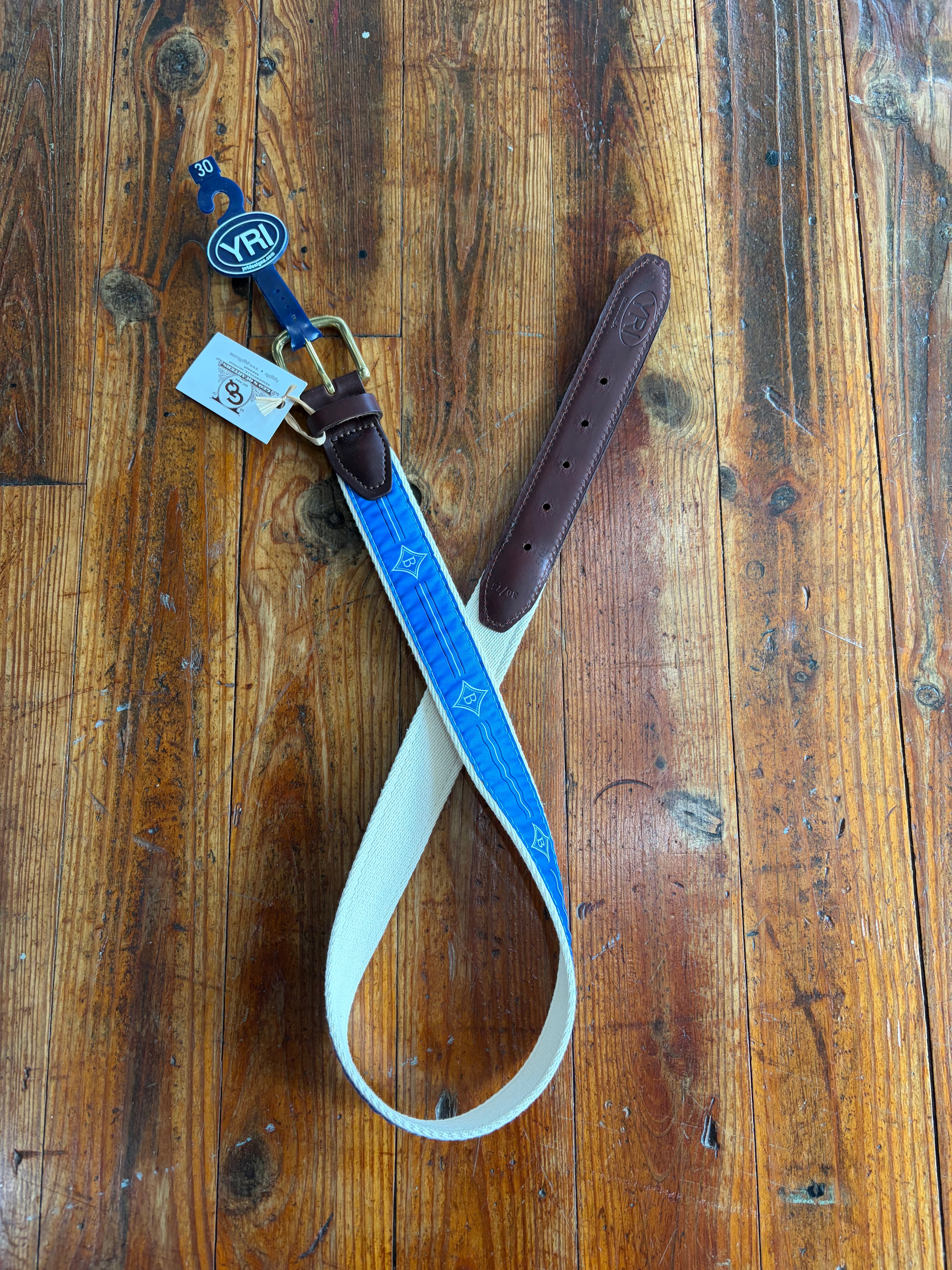 MEN'S RIBBON BELTS BRENTWOOD