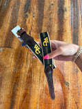 Men's WC Black & Gold Ribbon Belt