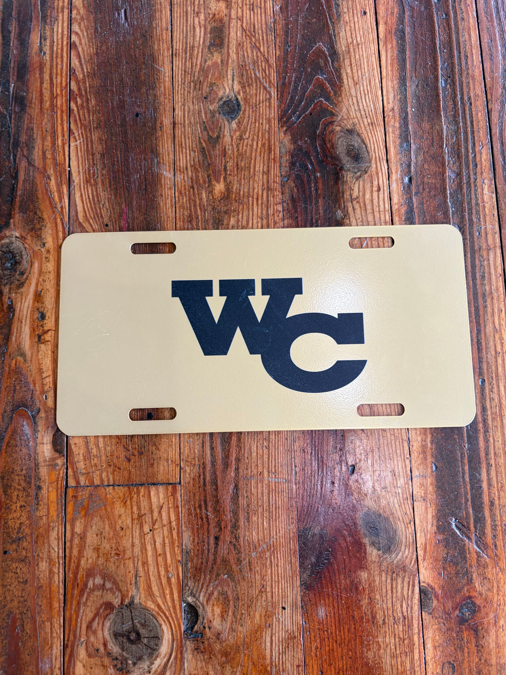WC Car Tag-Vegas Gold