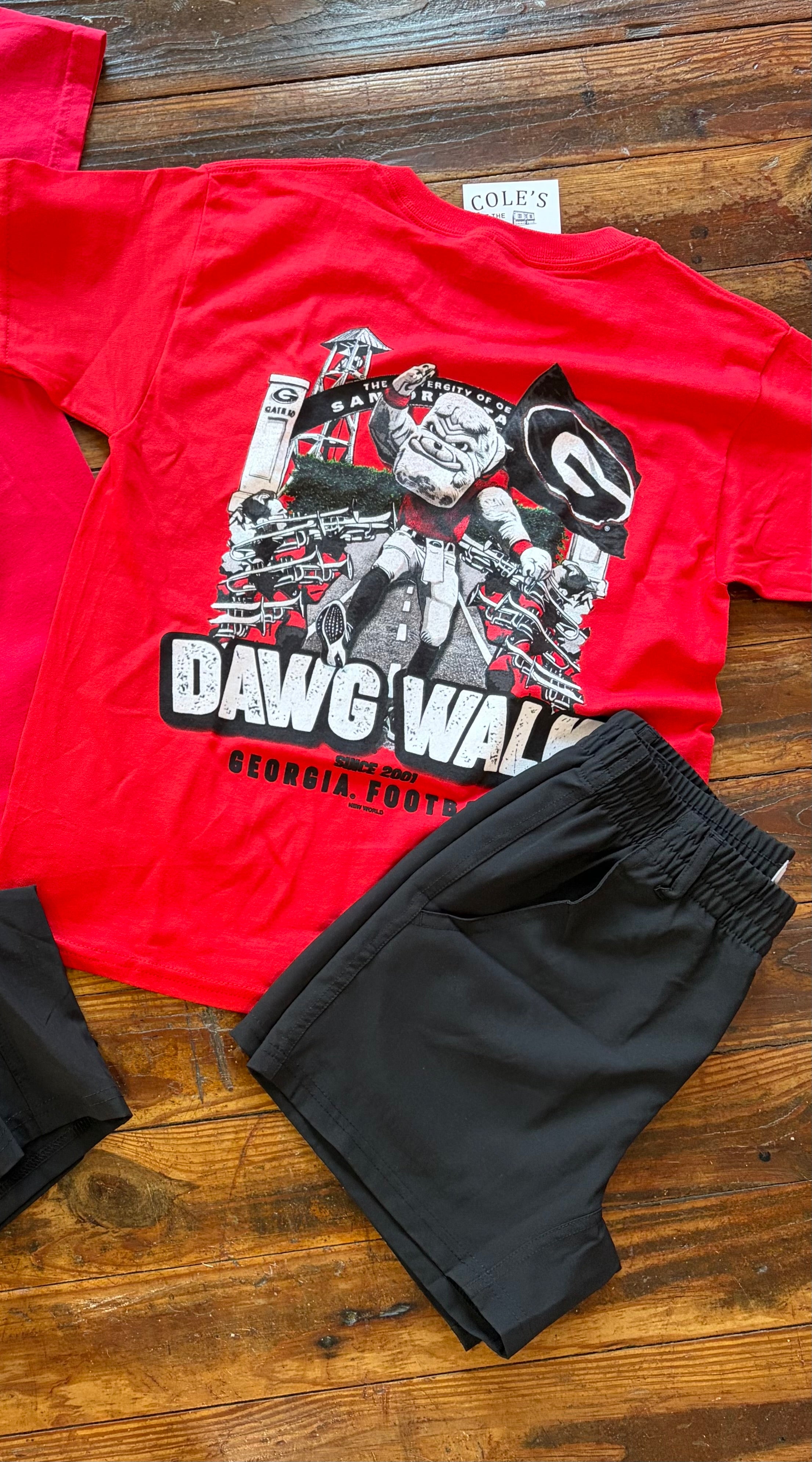 Youth UGA Dawg Walk Gildan-Red