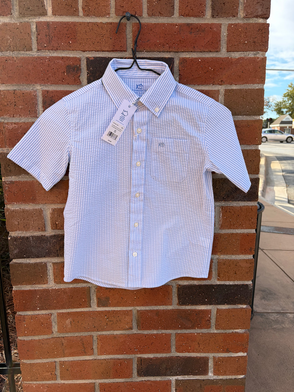 Y SS Folly Field Seersucker Sportshirt