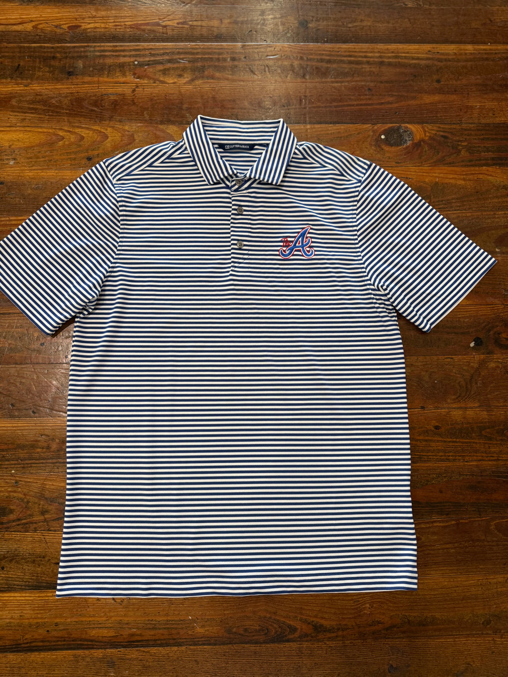 Virtue Eco Pique Stripe Recycled Polo