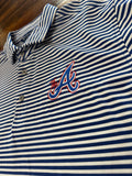 Virtue Eco Pique Stripe Recycled Polo