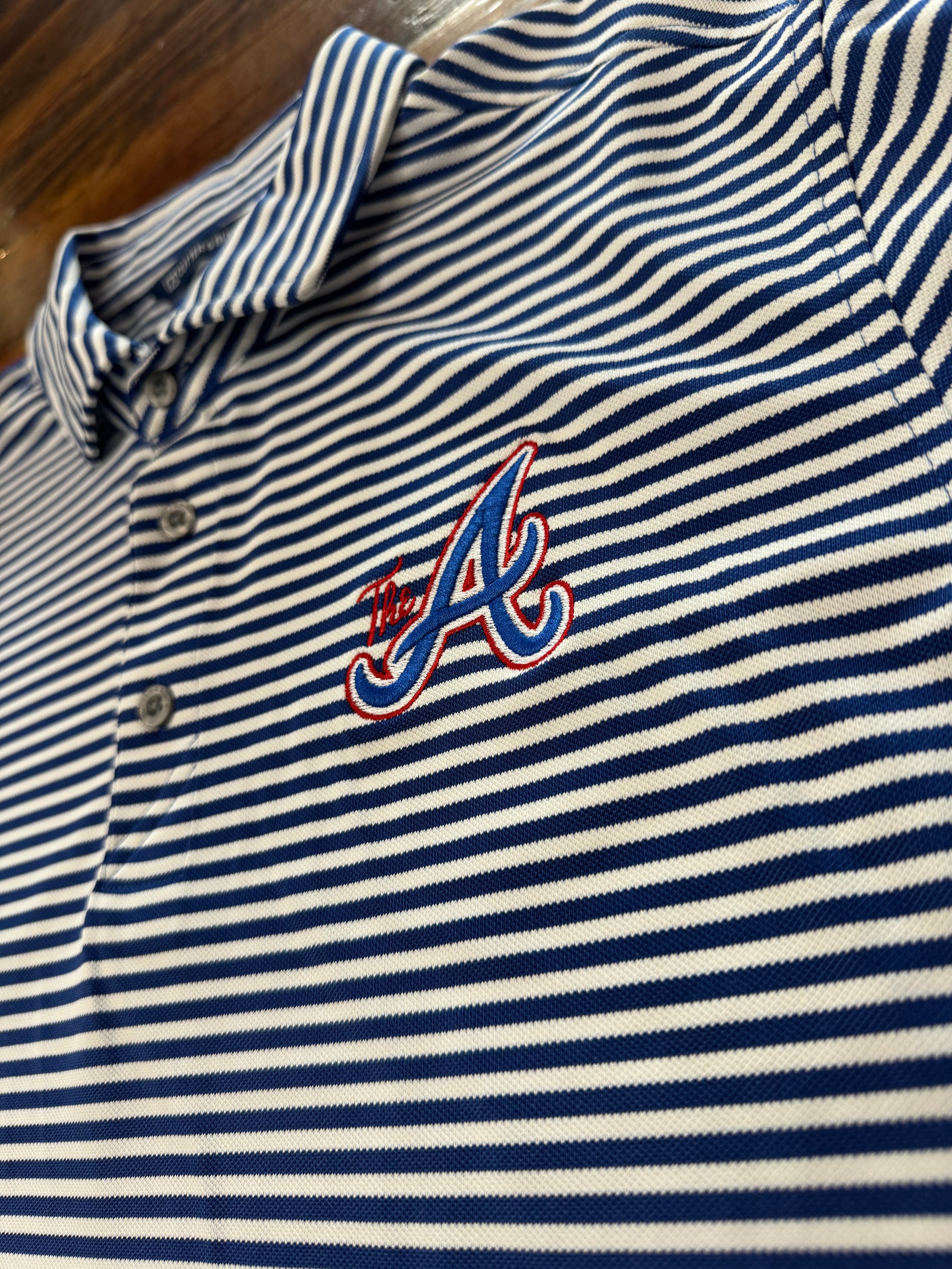 Virtue Eco Pique Stripe Recycled Polo