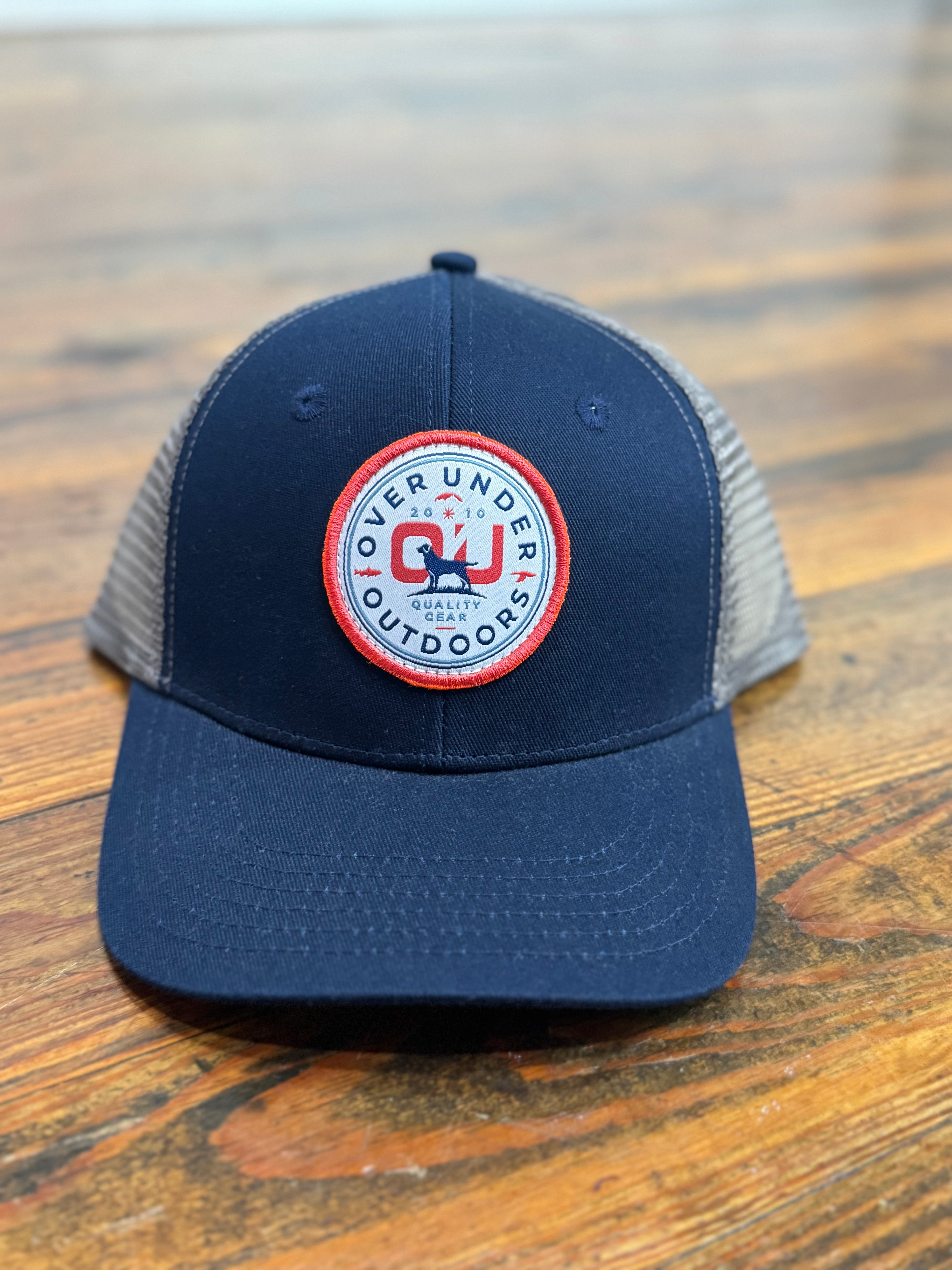 Youth Mesh Back O/U Outdoors Navy Hat