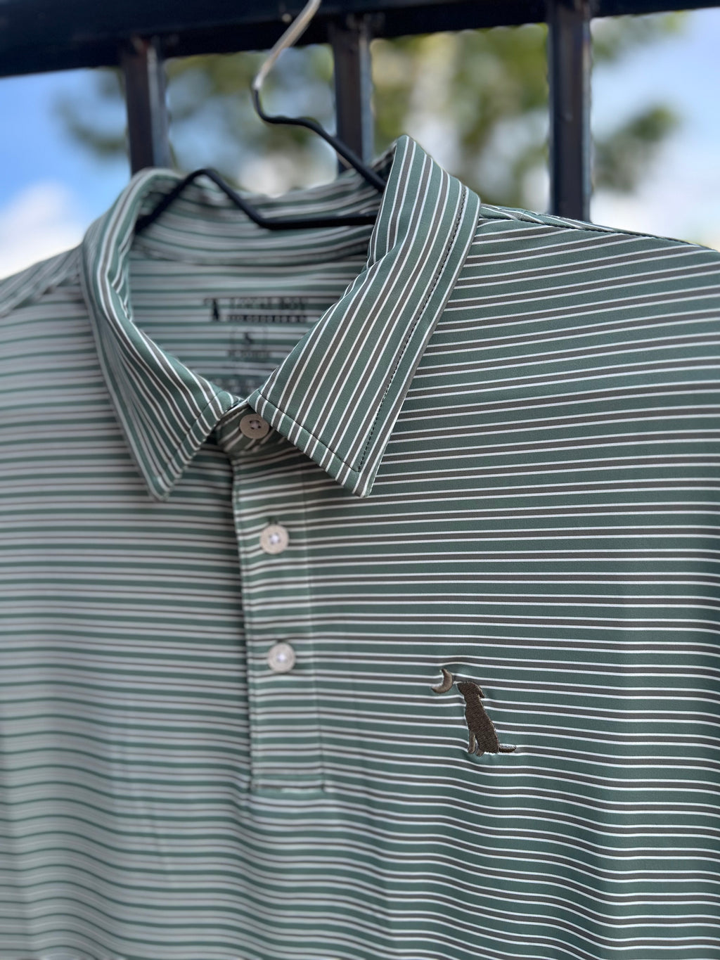 Surfside Polo Thyme/Olive/White
