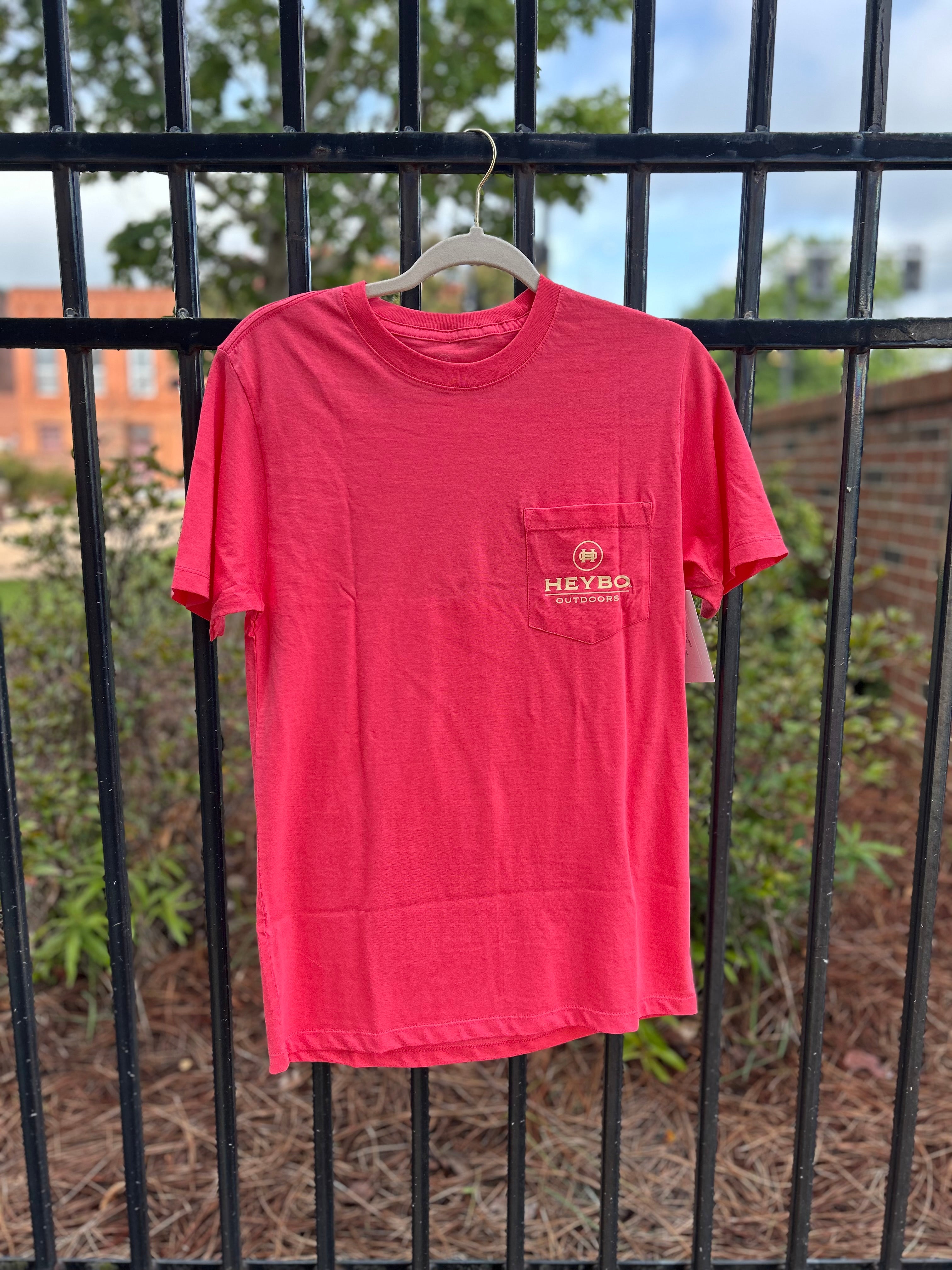 Triple Trouble Tee - Coral