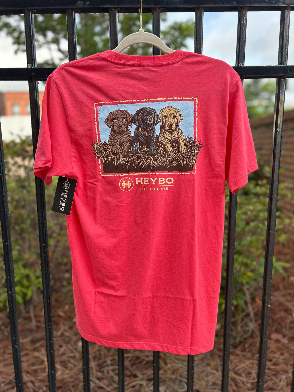 Triple Trouble Tee - Coral