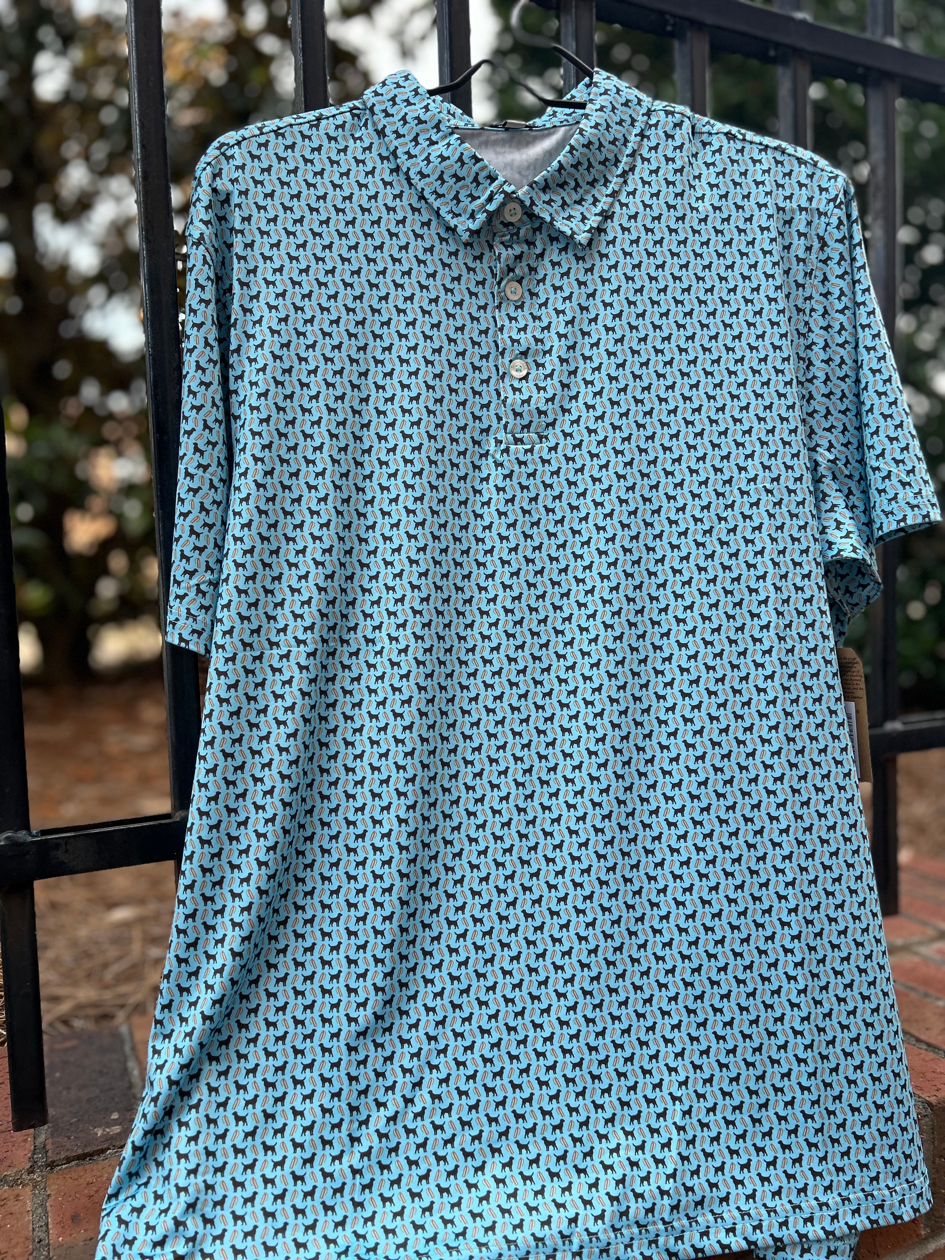 Praire Polo Labs & Bumpers Light Blue