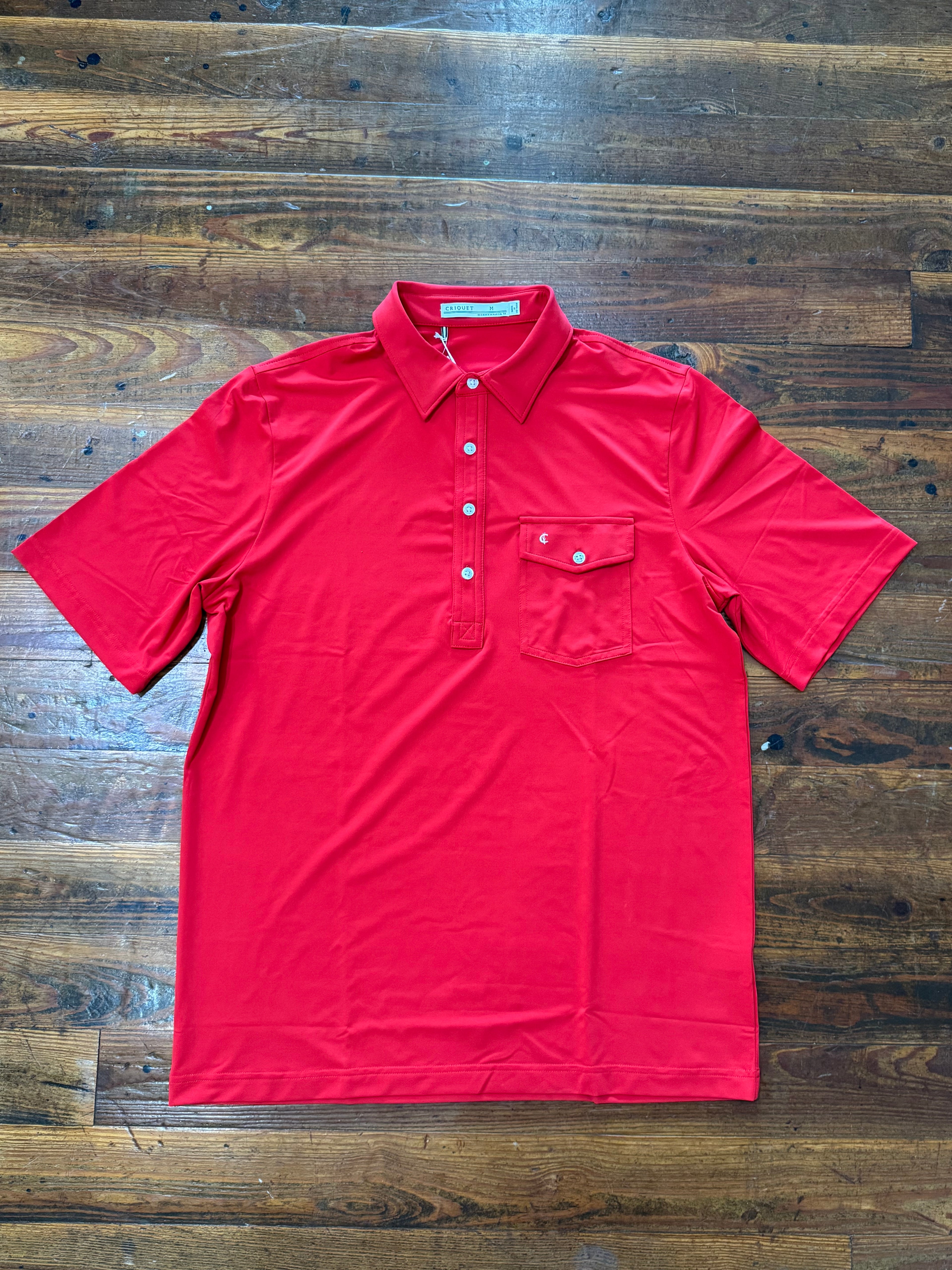performance sport players shirt cranberry
