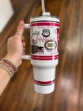 UGA 40oz Tumbler with Handle