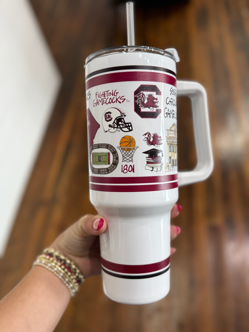 SC 40oz Tumbler with Handle