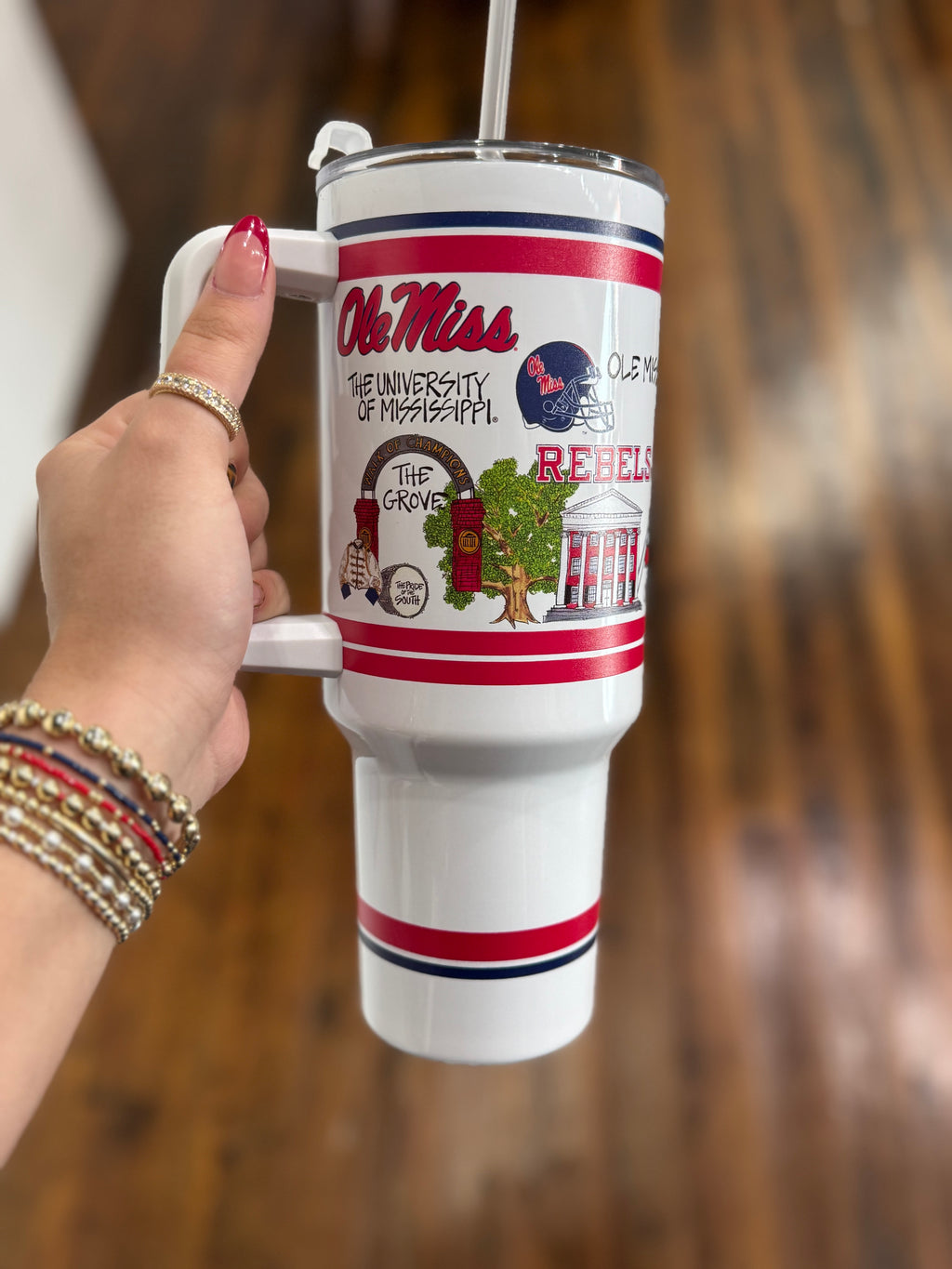 Ole Miss 40oz Tumbler with Handle
