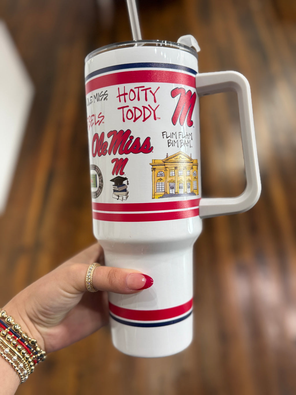 Ole Miss 40oz Tumbler with Handle