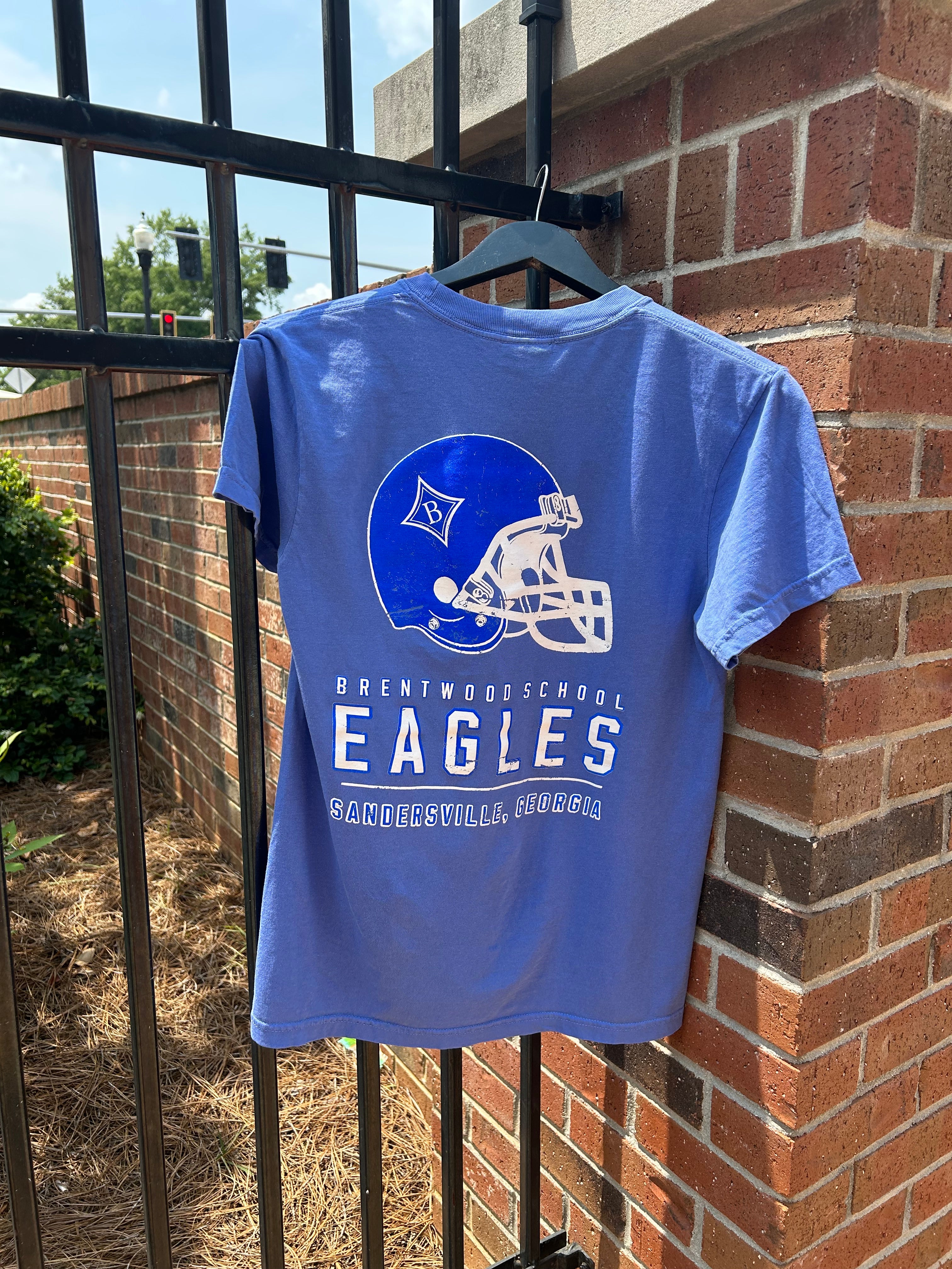 Brentwood Eagles Flo Blue Comfort Color Tee