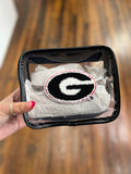 Varsity patch crossbody uga