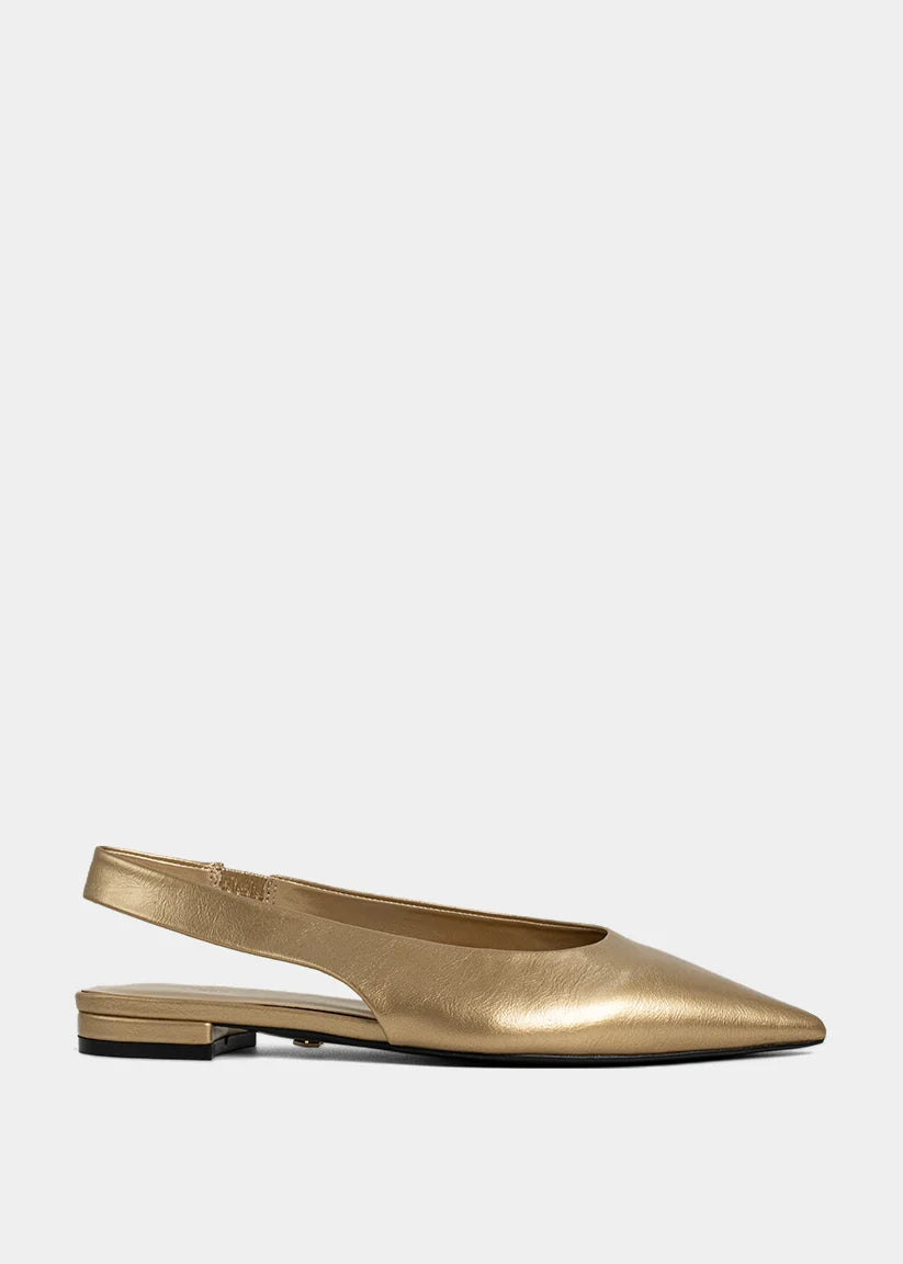 Amelia Gold Flat