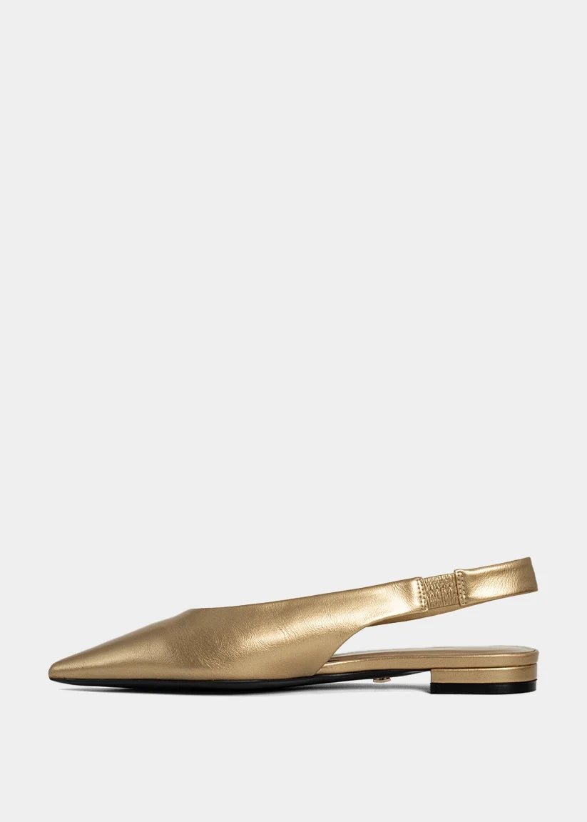 Amelia Gold Flat
