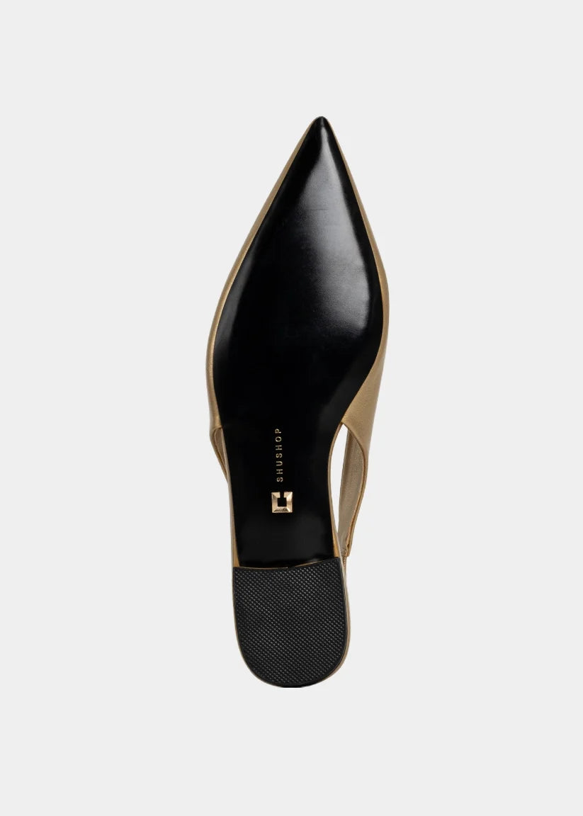 Amelia Gold Flat