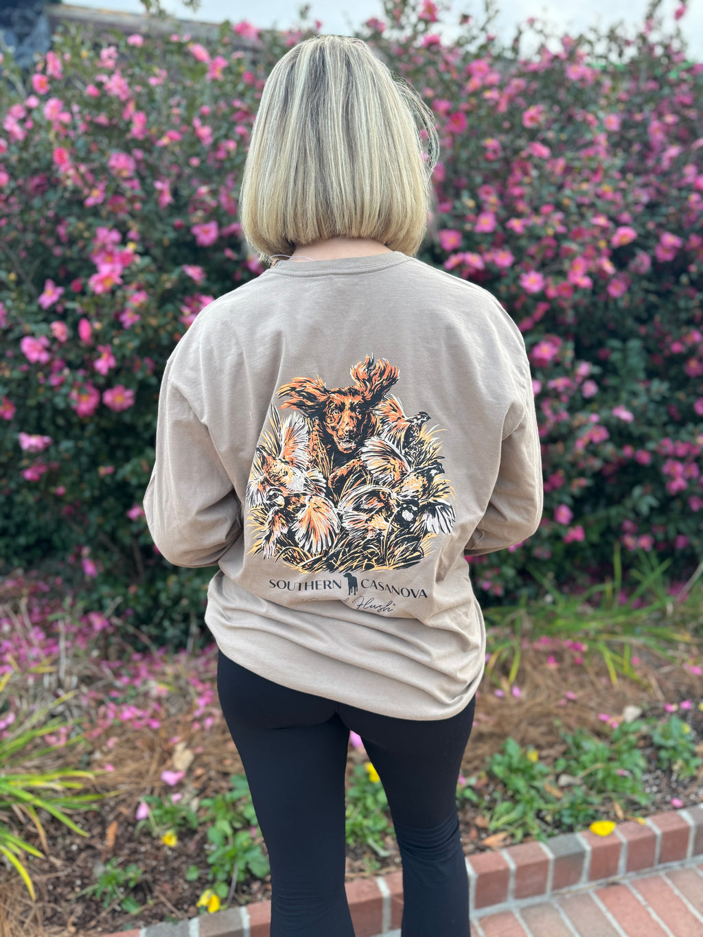 Quail Flush LS Tee