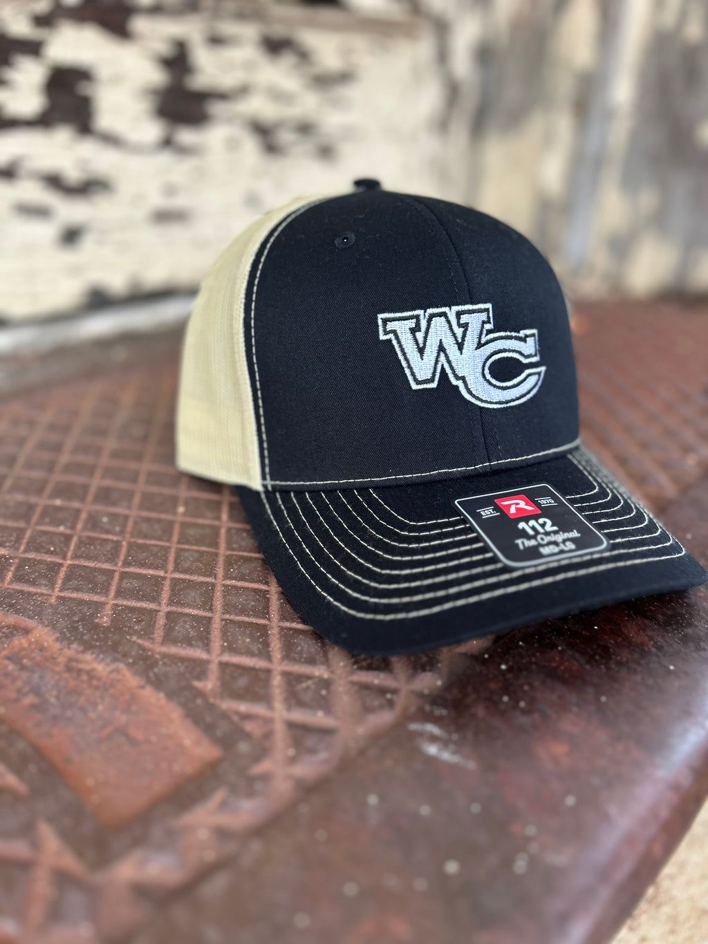 Waco Richardson 112 Hat - Black/Vegas Gold