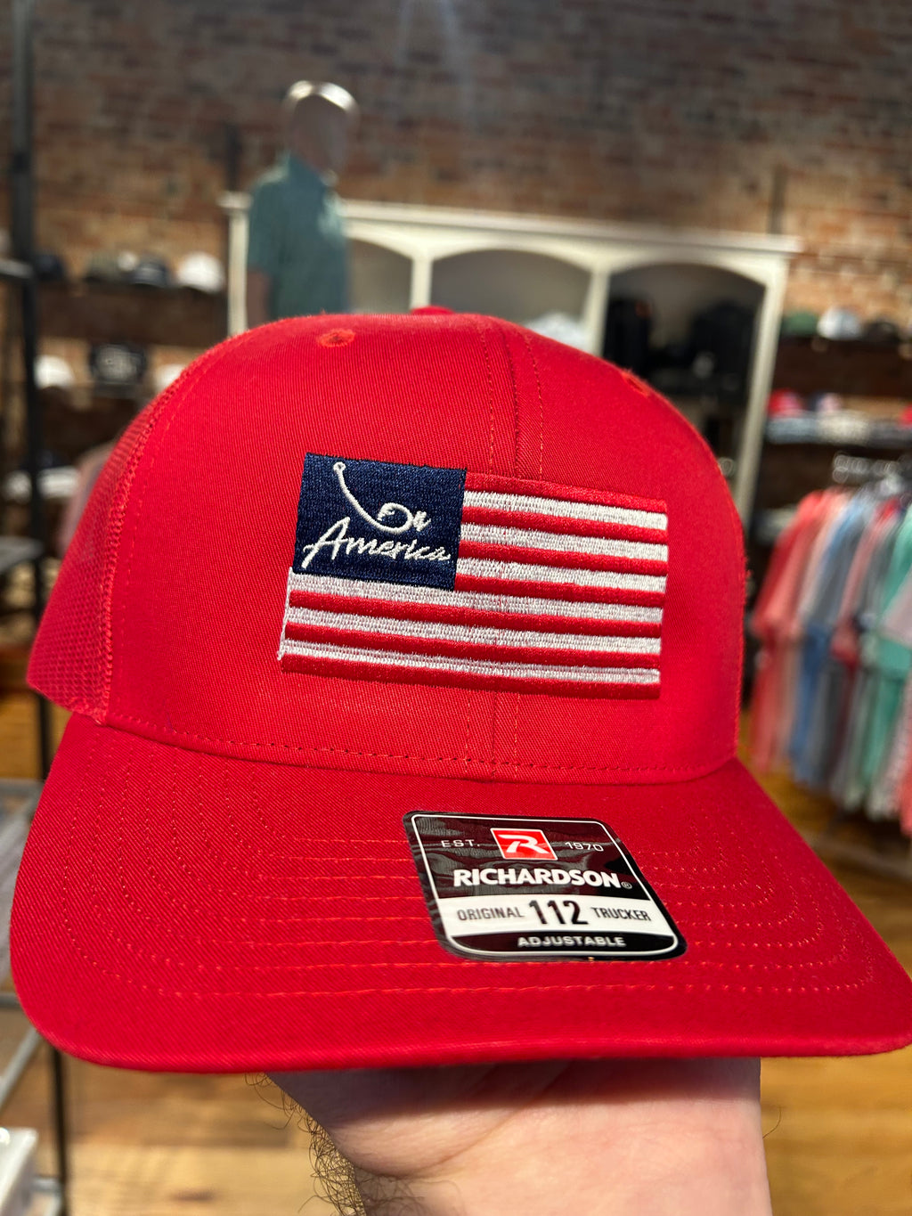 Hooked On America Trucker Hat