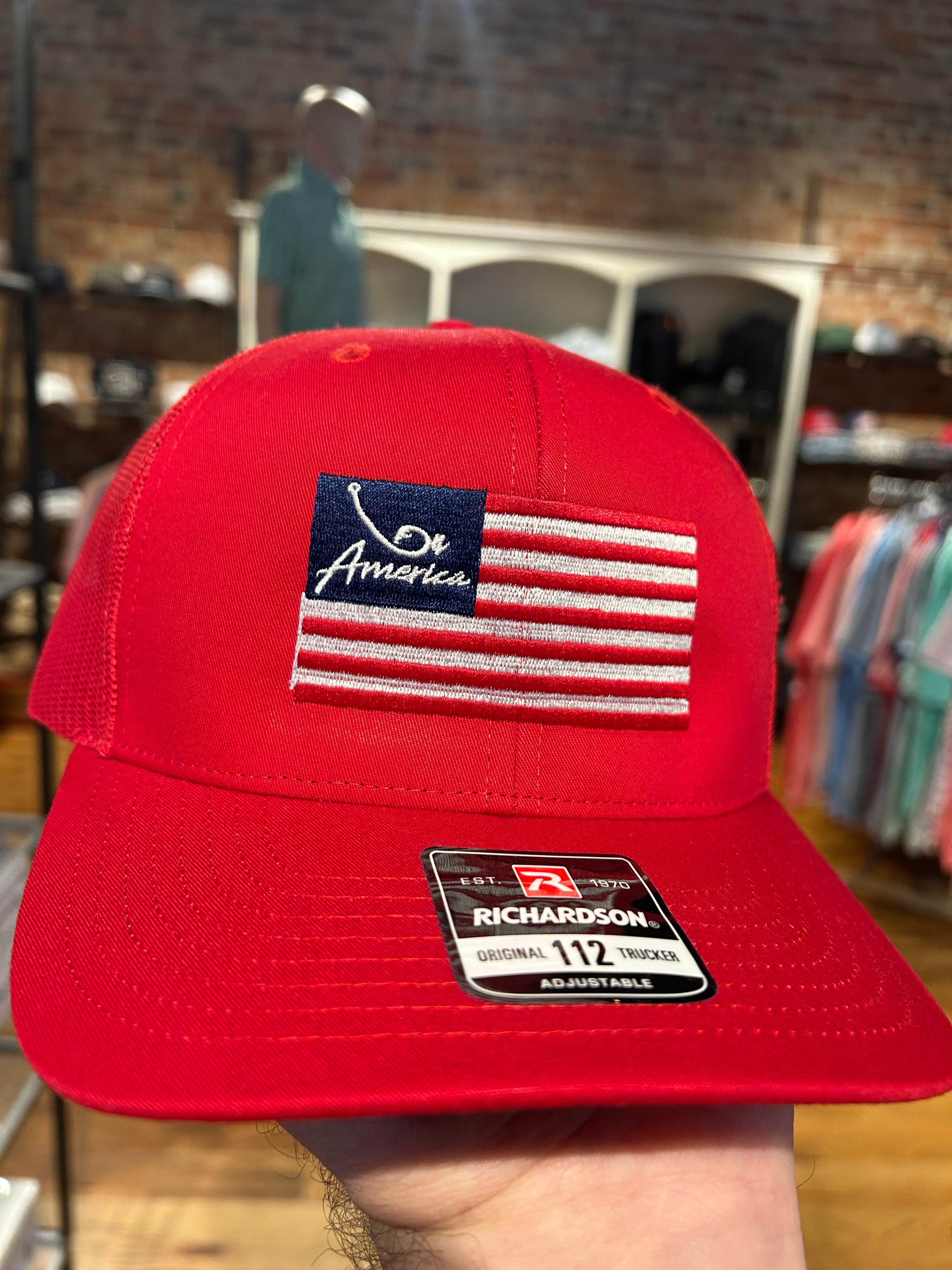 Hooked On America Trucker Hat