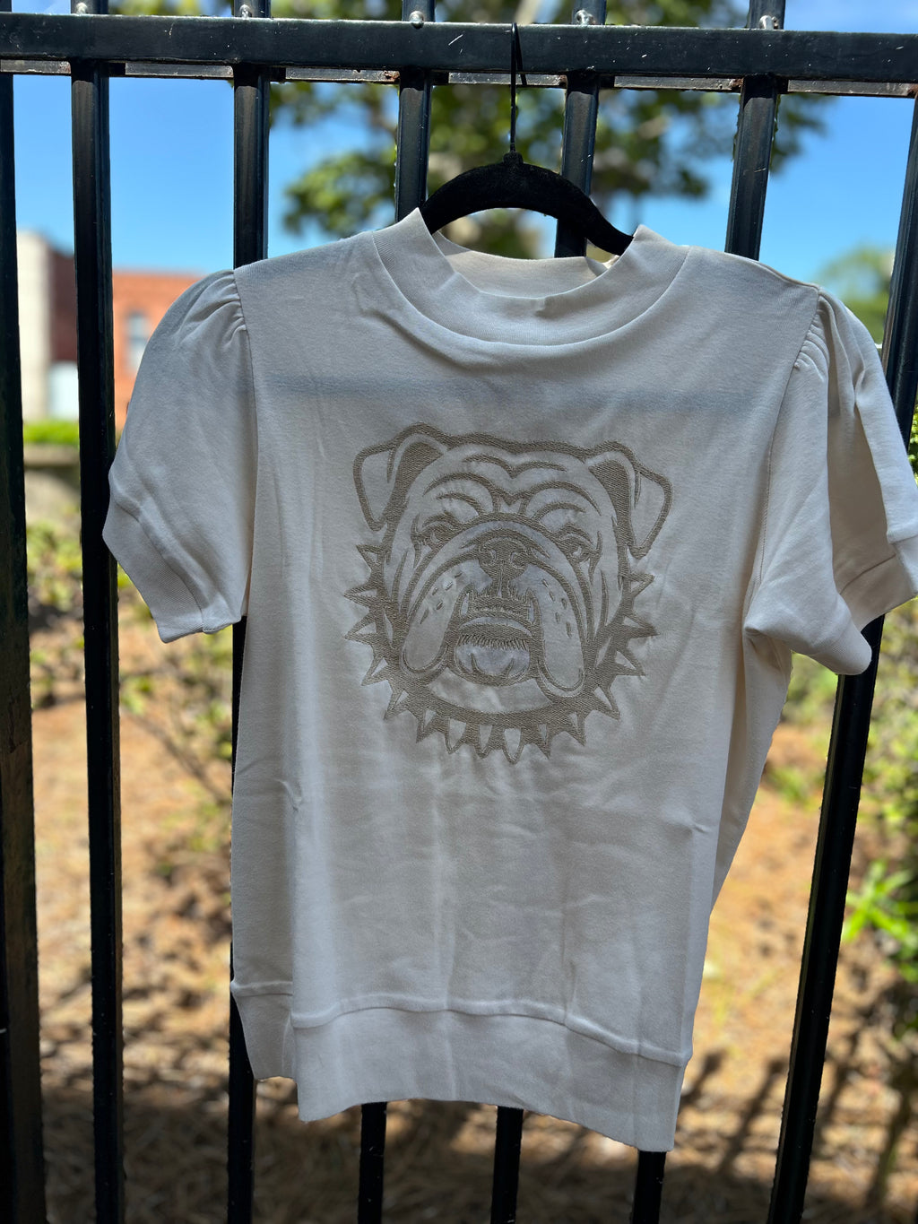 Ga Monochromatic Mascot Top - Beige