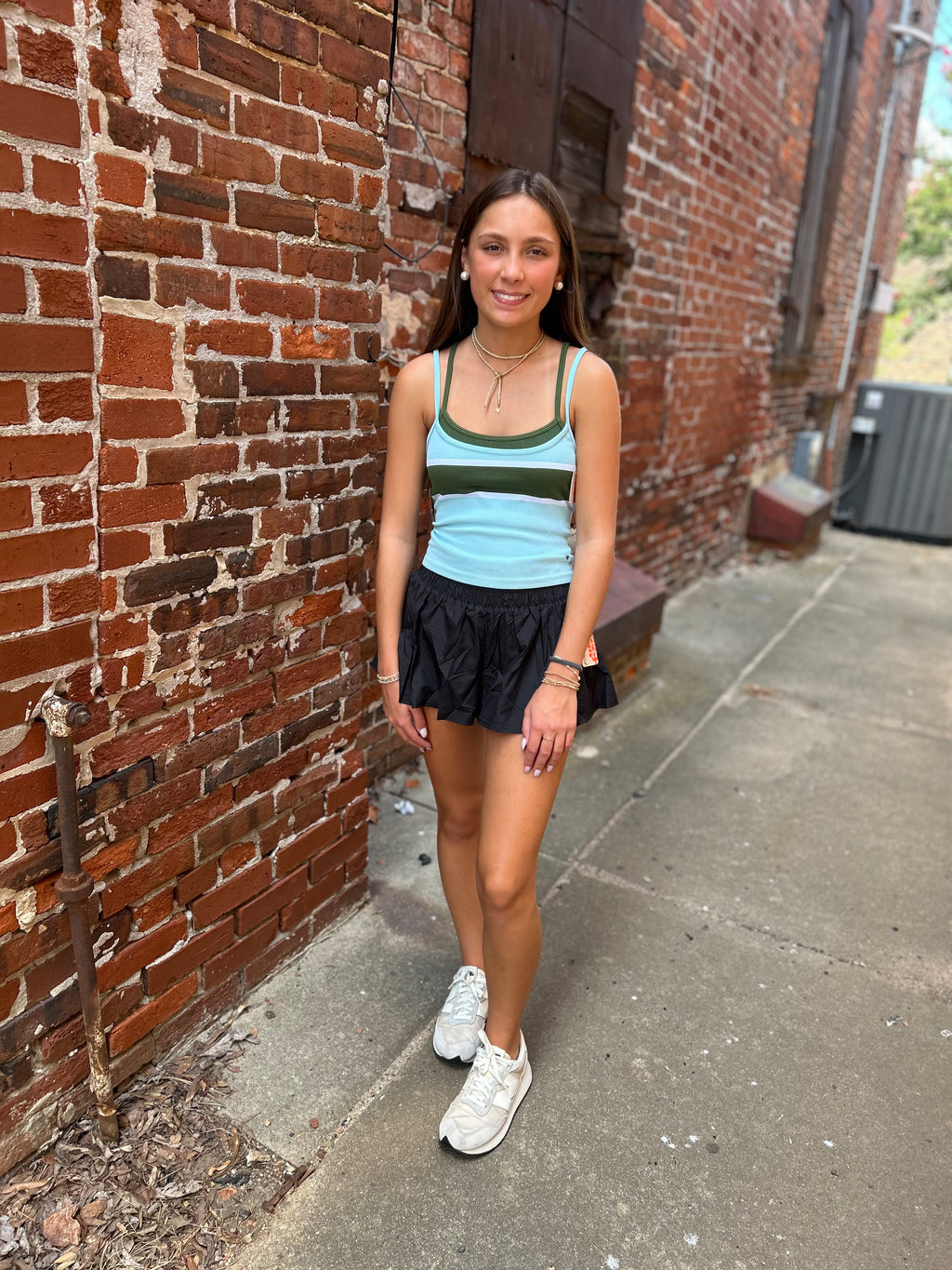All Clear Coastline Stripe Cami