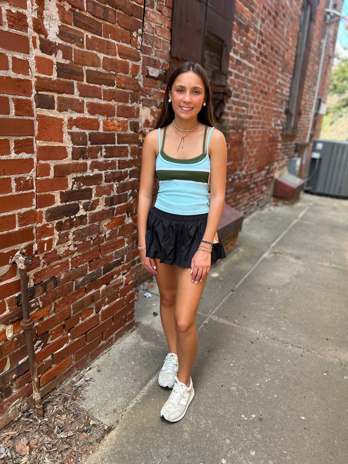 All Clear Coastline Stripe Cami