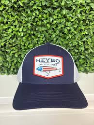 Lure Patch Meshback Trucker Navy/White