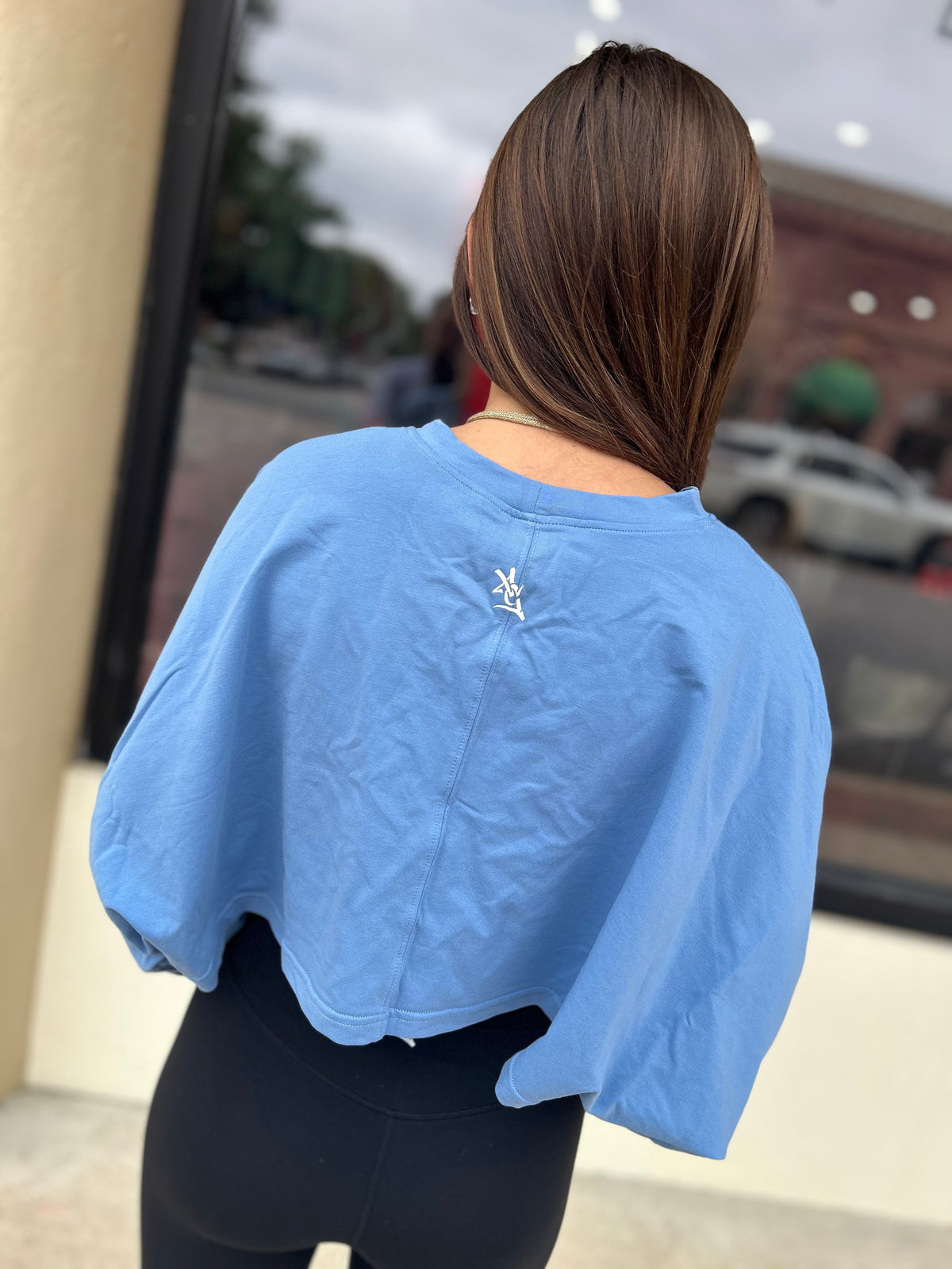 Crop LS Tee