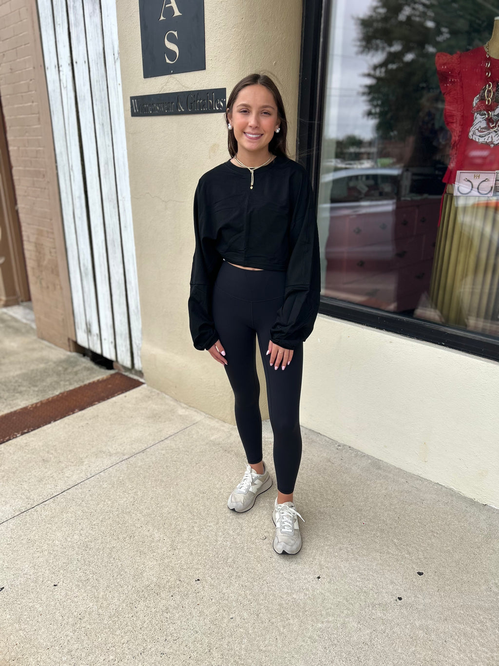 Crop LS Tee