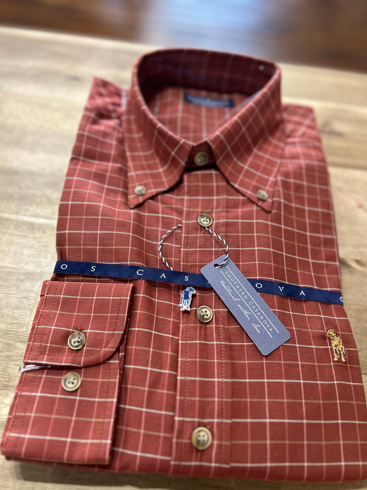 Campfire Check Button Down