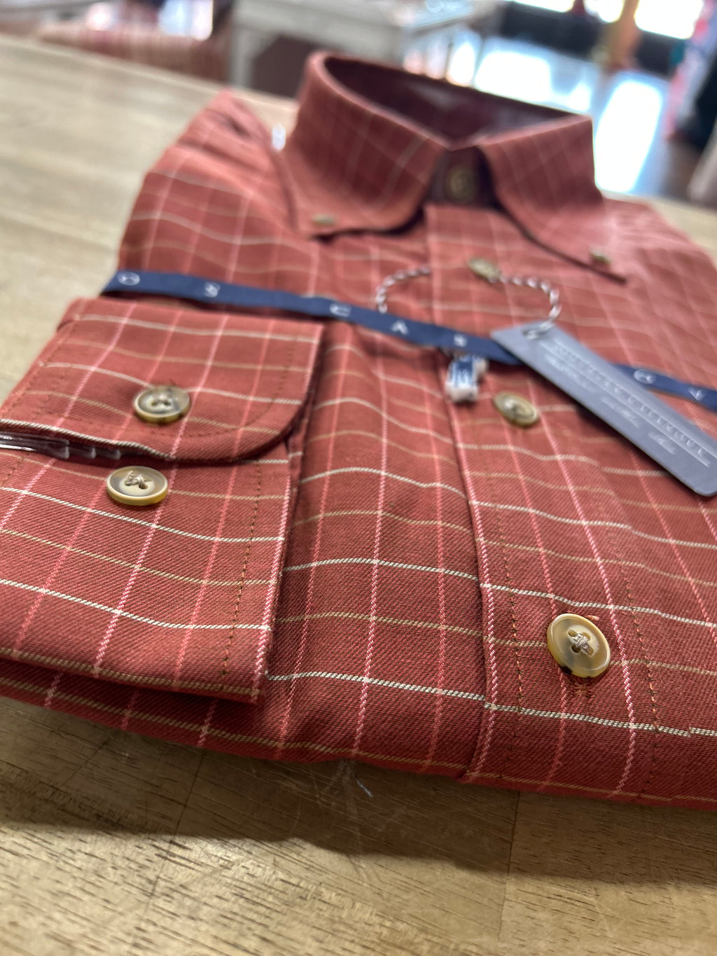 Campfire Check Button Down