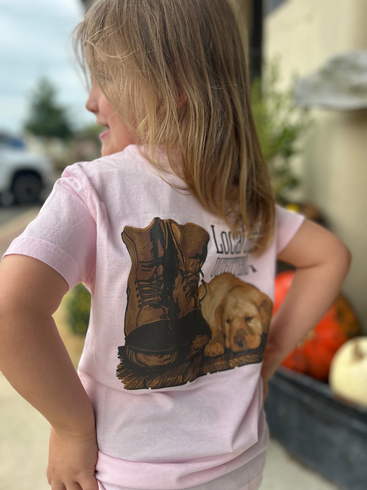 Youth LG Post Hunt Tee - Blossom