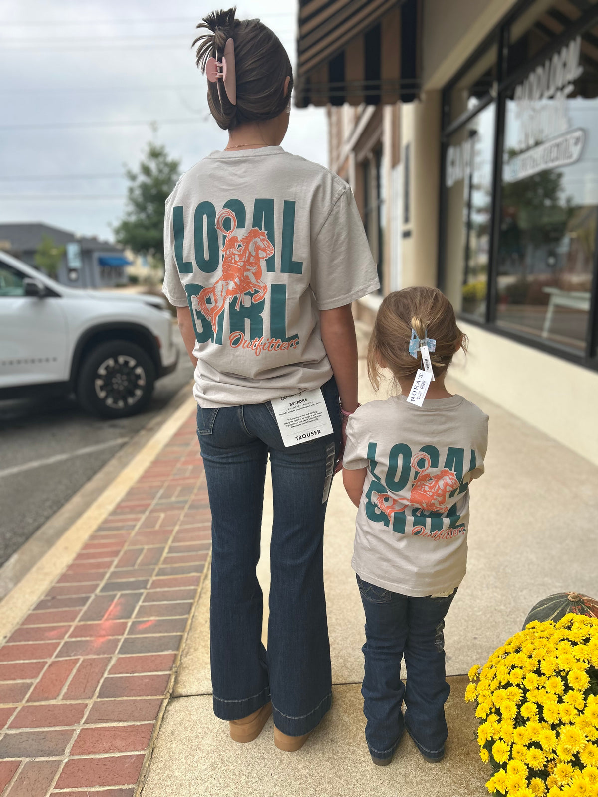Youth LG Giddy Up Tee - Silver