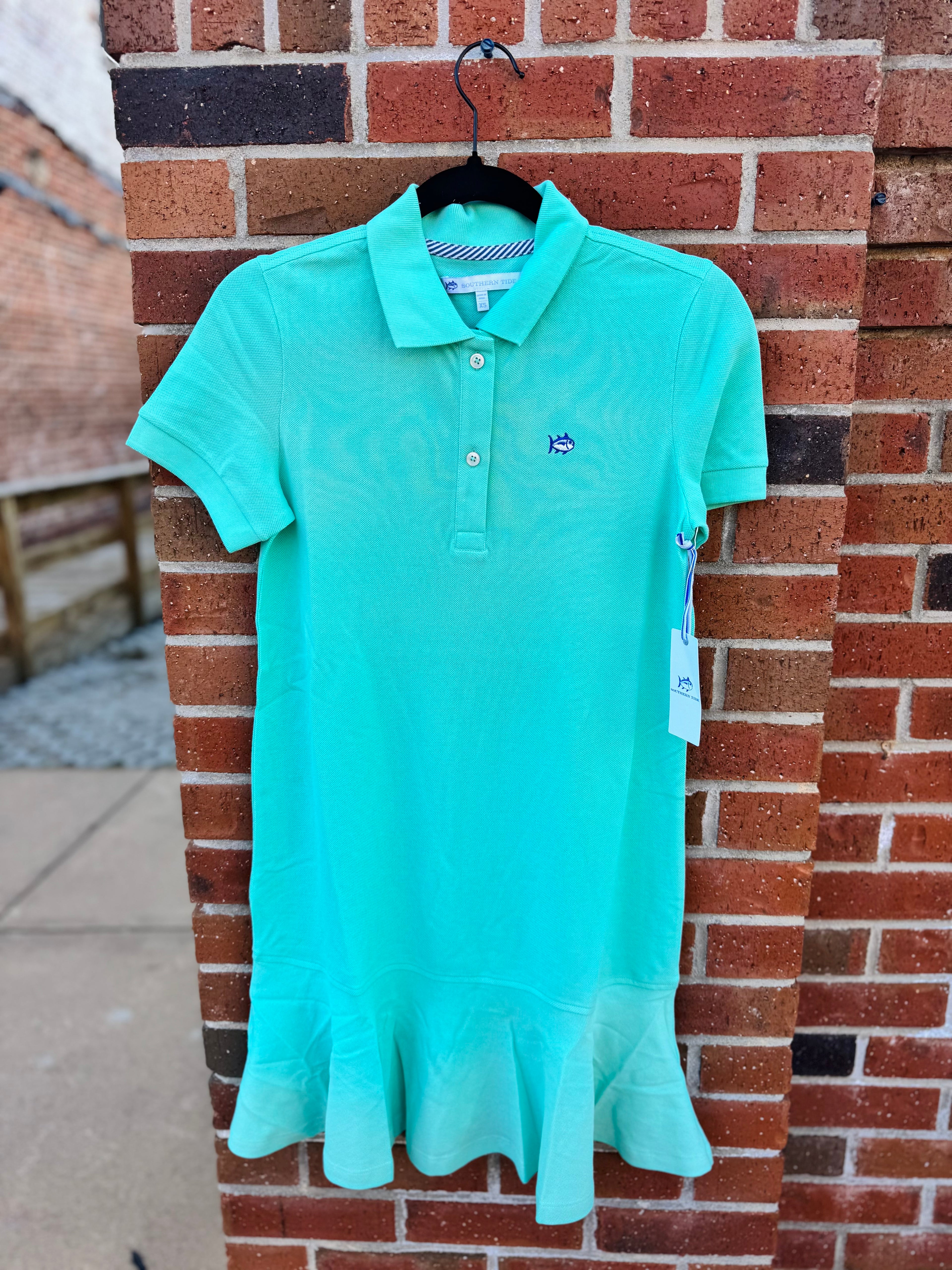 W Skipjack Dropwaist Polo Dress Gulf Shore